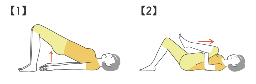 寝てできる腰痛体操